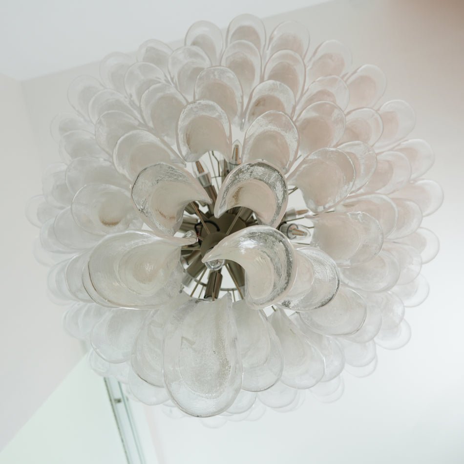 Murano Glass Petals Chandelier