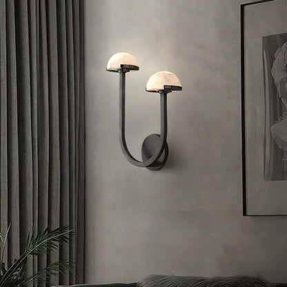 Mushroom Alabaster Wall Lamp