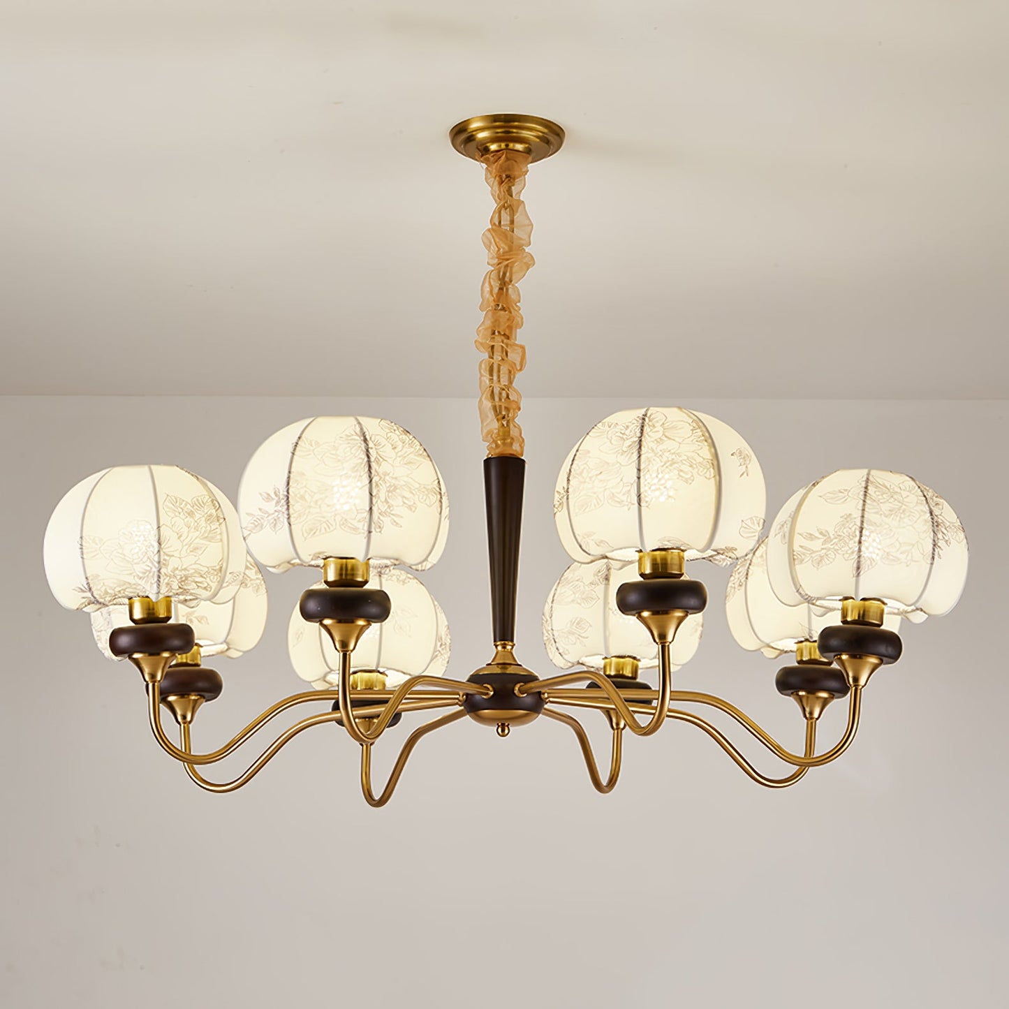 Mushroom Fabric Chandelier