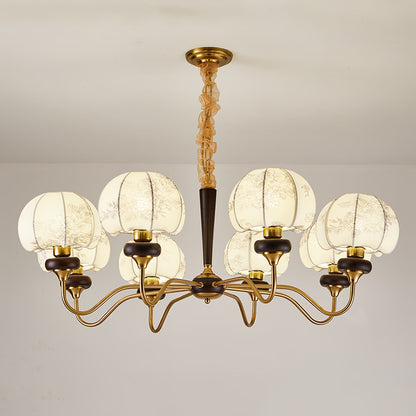 Mushroom Fabric Chandelier