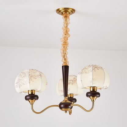 Mushroom Fabric Chandelier