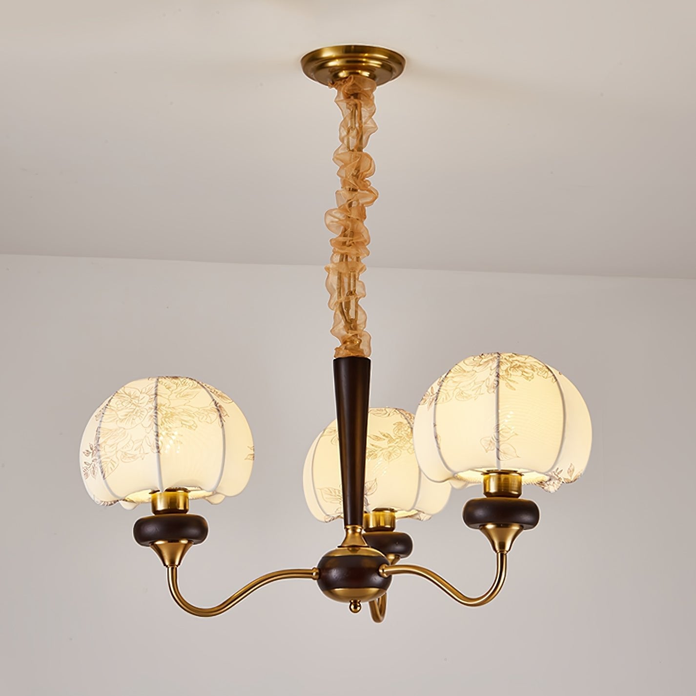 Mushroom Fabric Chandelier