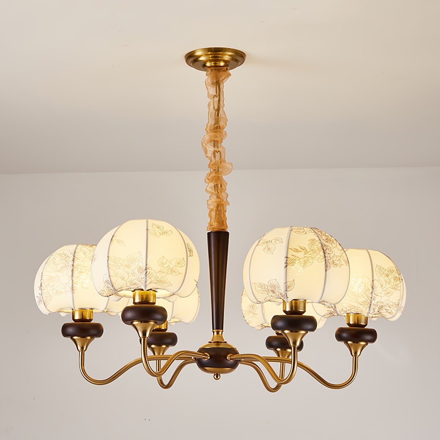 Mushroom Fabric Chandelier