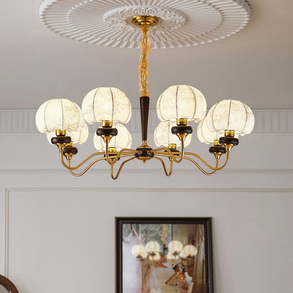 Mushroom Fabric Chandelier