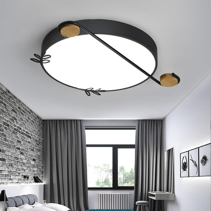 Musical Note Round Ceiling Lamp