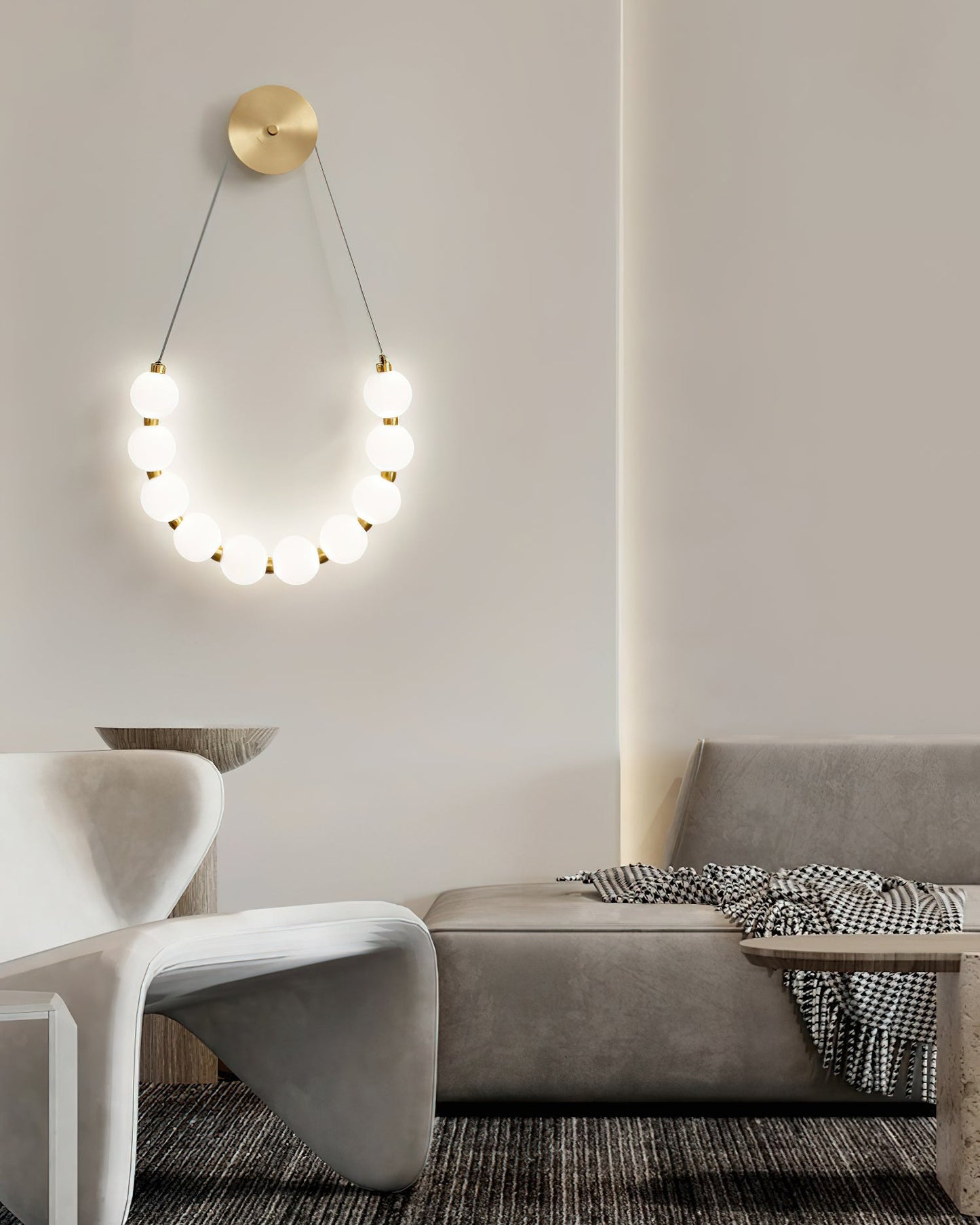 Necklace Loop Wall Lamp