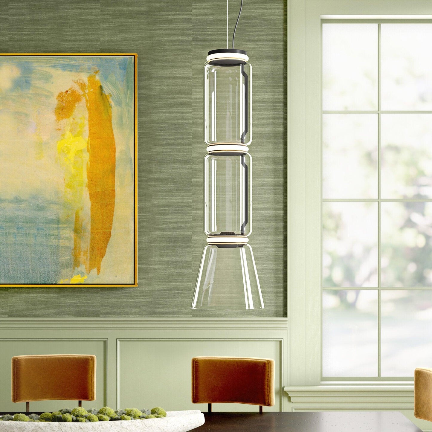 Cylindrical LED Pendant Light