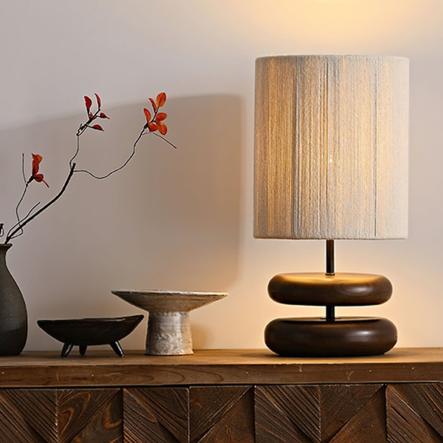 Nora Wood Table Lamp