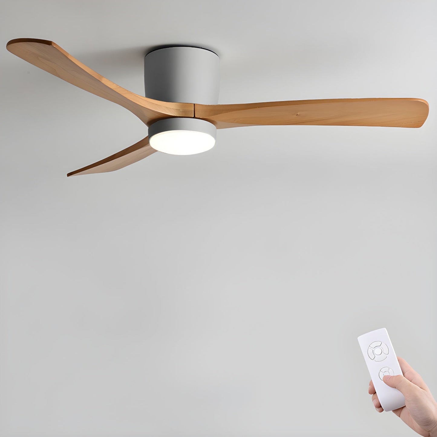 Nordic Wooden 42"/48"/52" Ceiling Fan Light
