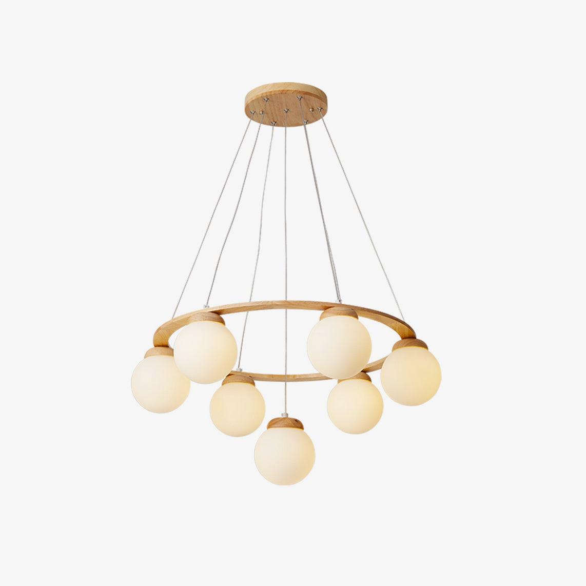 Miira Wood Chandelier