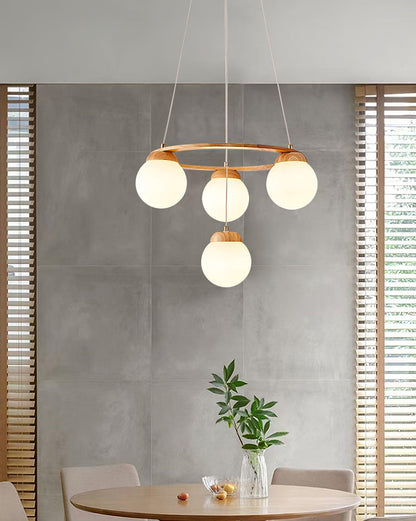 Miira Wood Chandelier