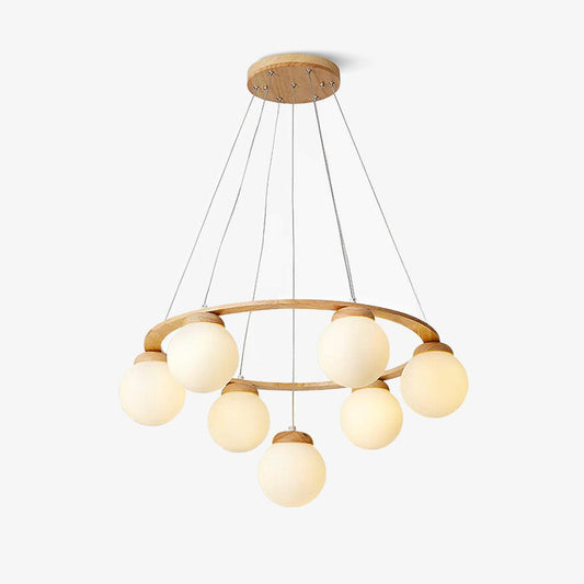 Miira Wood Chandelier