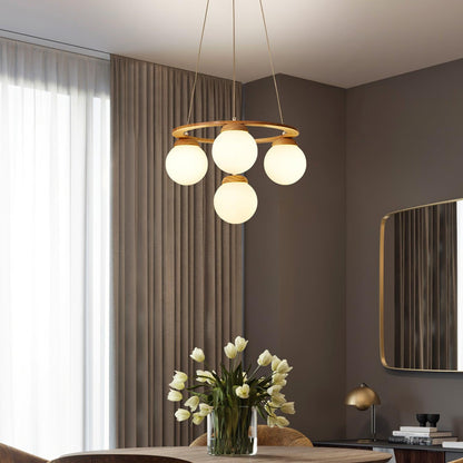 Miira Wood Chandelier