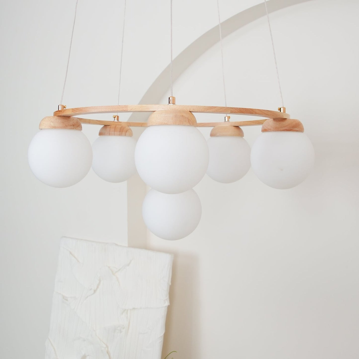 Miira Wood Chandelier