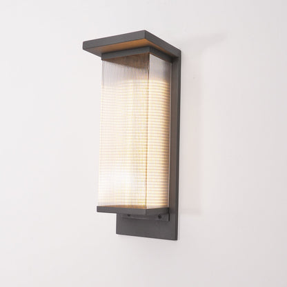 Oleron Box Outdoor Solar Wall Lamp