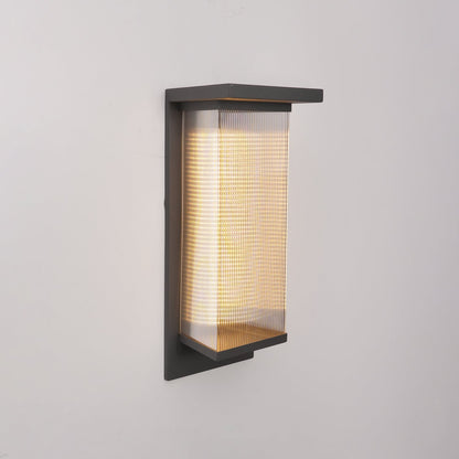 Oleron Box Outdoor Solar Wall Lamp