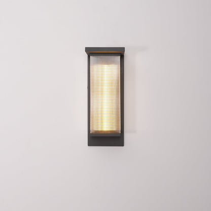 Oleron Box Outdoor Solar Wall Lamp