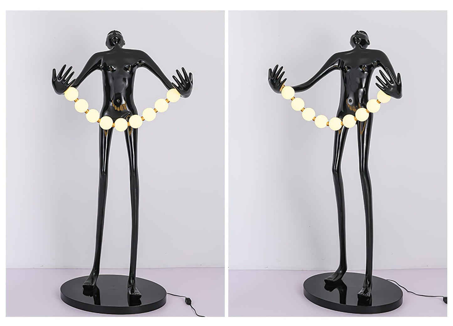 Orb Juggler Sculpture Floor Lamp