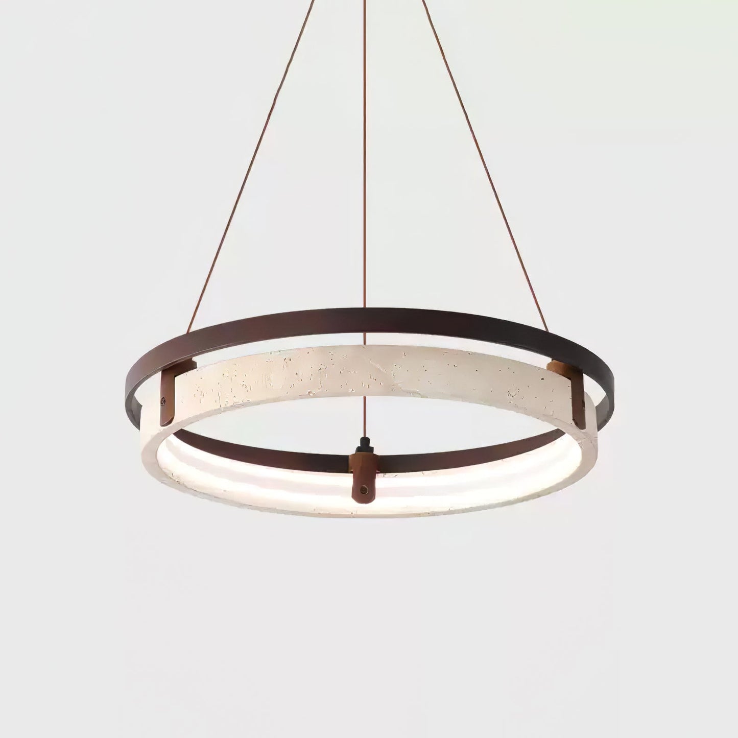 Orbit Travertine Pendant Light