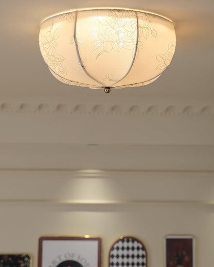 مصباح سقف من قماش الأوركيد