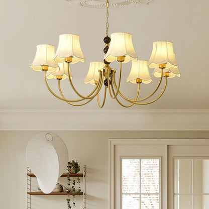 Orchid Fabric Chandelier