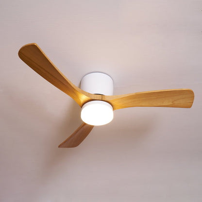 Nordic Wooden 42"/48"/52" Ceiling Fan Light