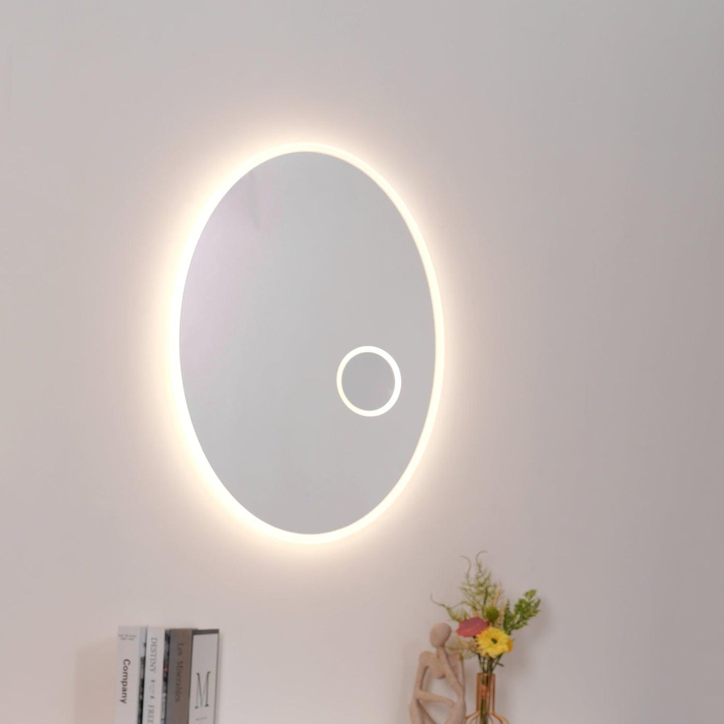 Oval Mirror Light