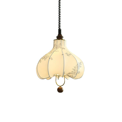 Pear Fabric Pendant Lamp