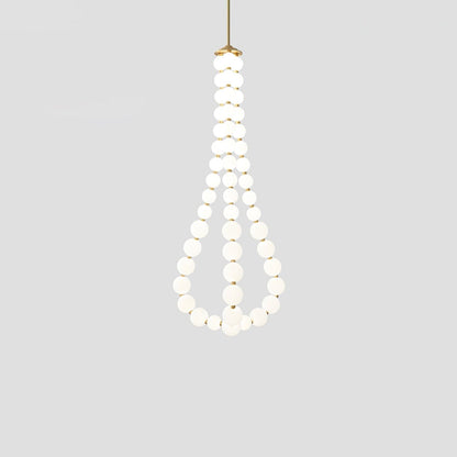 Acrylic Pearl Necklace Chandelier