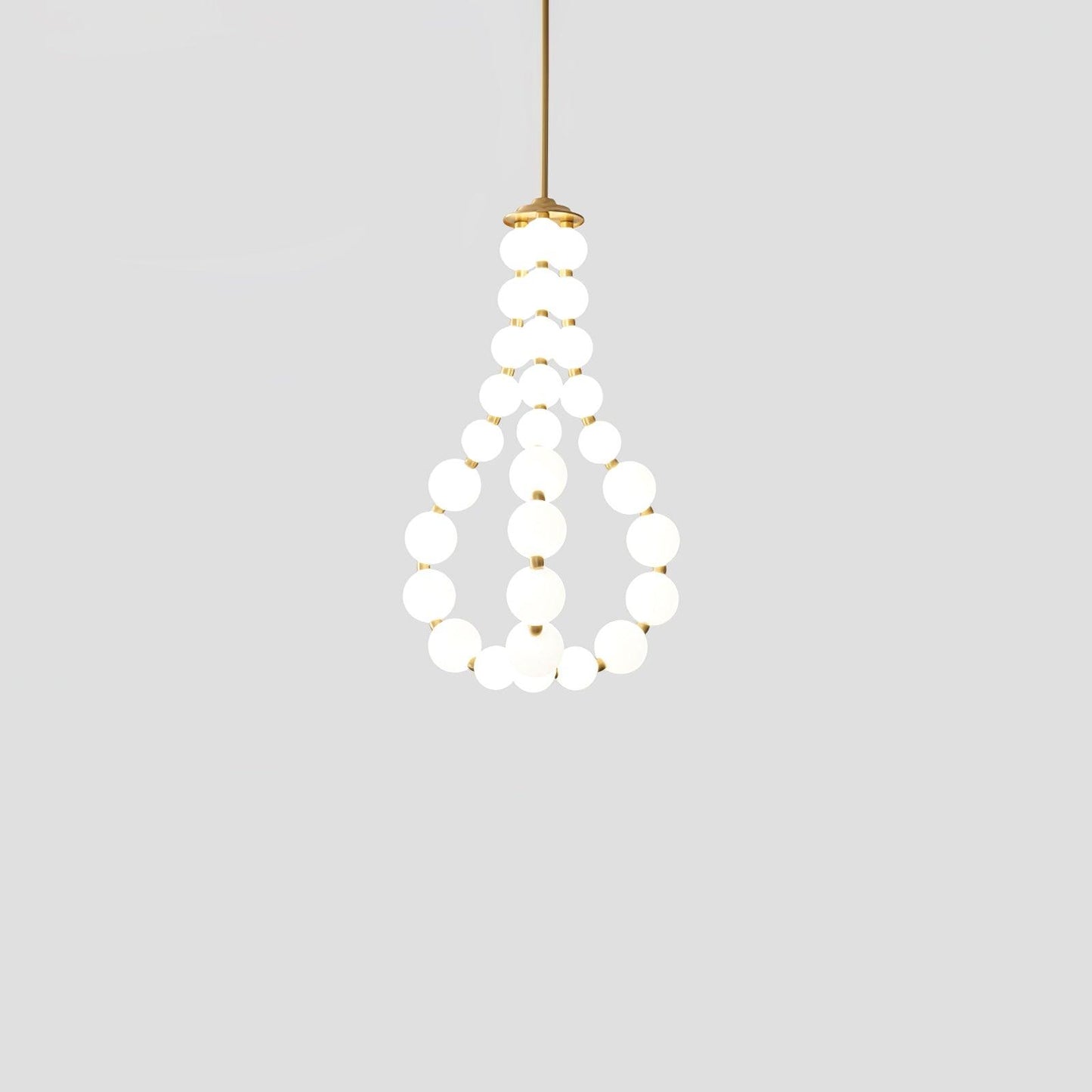 Acrylic Pearl Necklace Chandelier