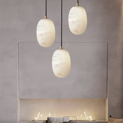 Pebble Alabaster Pendant Lamp