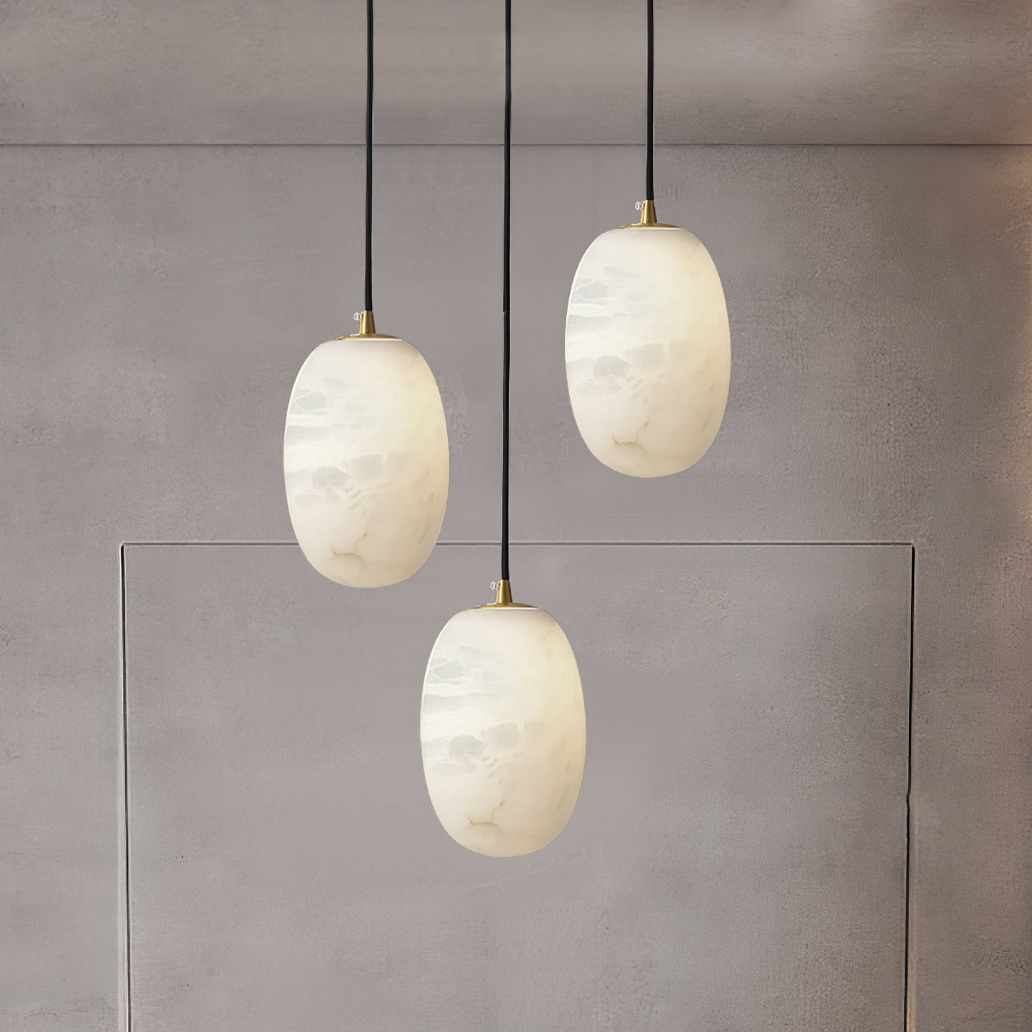 Pebble Alabaster Pendant Lamp