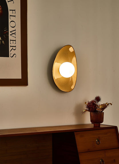 Pebble Disc Wall Light
