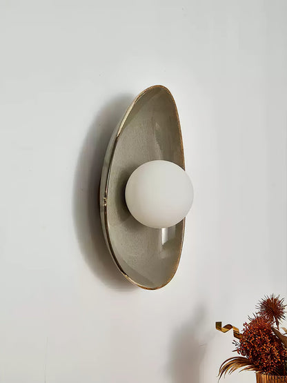Pebble Disc Wall Light