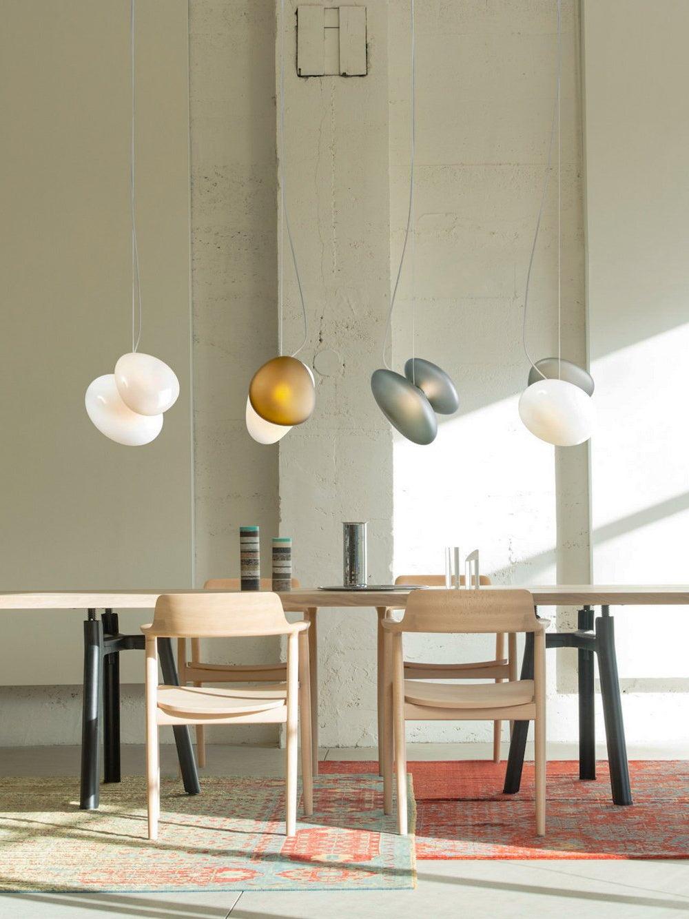 Translucent Frosted Glass Pendant Light