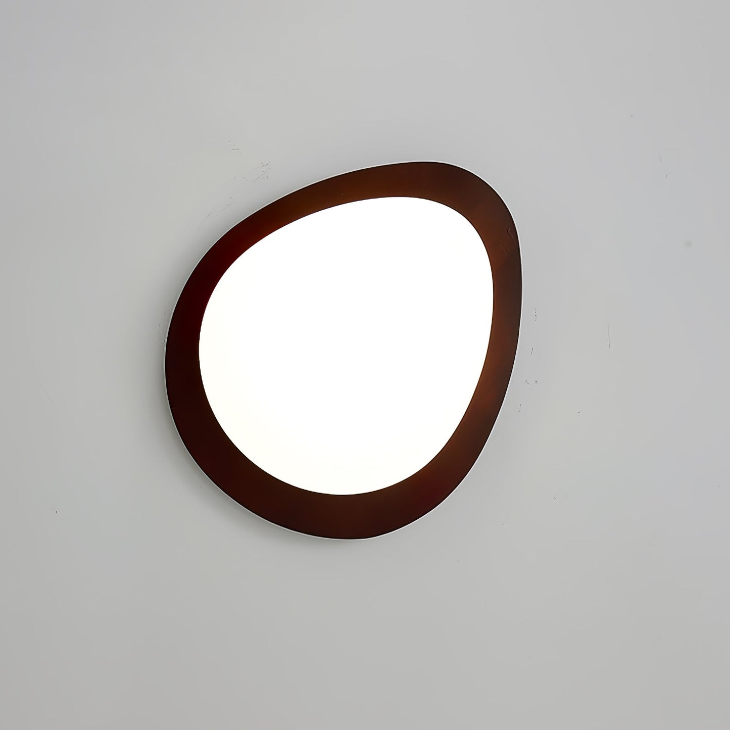 Pebble Walnut Ceiling Light