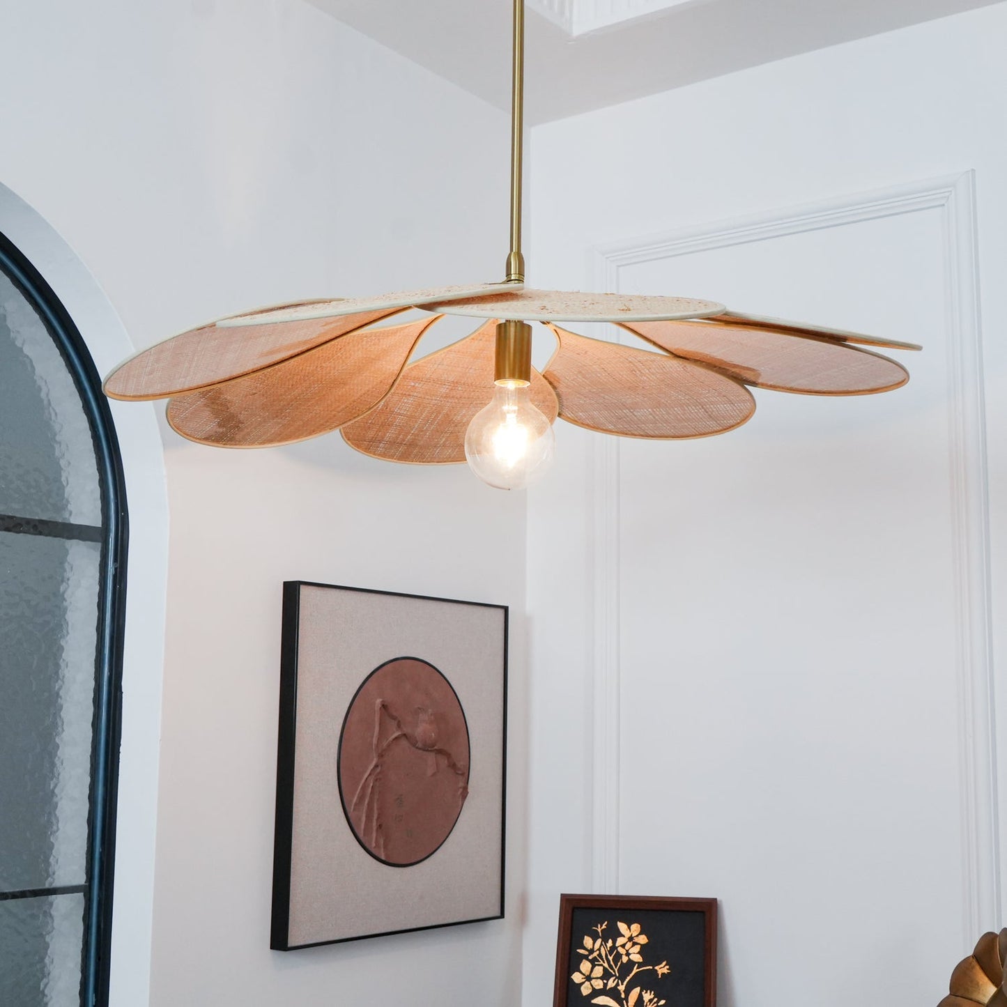 Petals Bloom Rattan Pendant Lamp