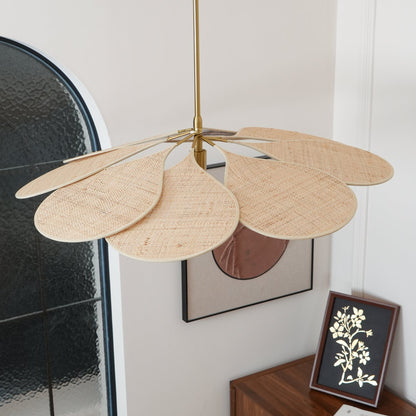 Petals Bloom Rattan Pendant Lamp