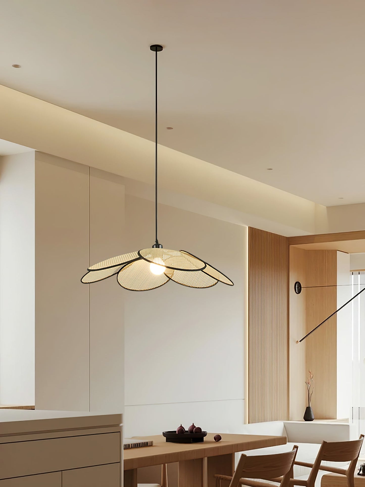 Petals Rattan Pendant Lamp