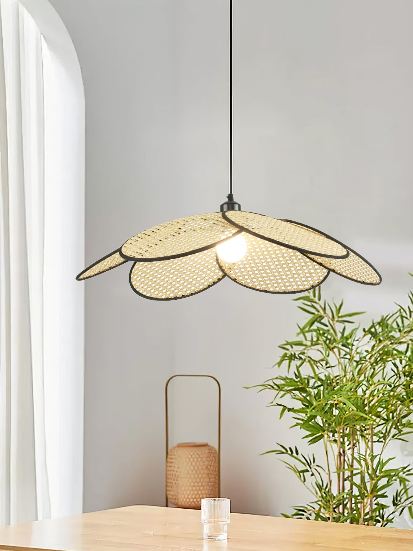 Petals Rattan Pendant Lamp