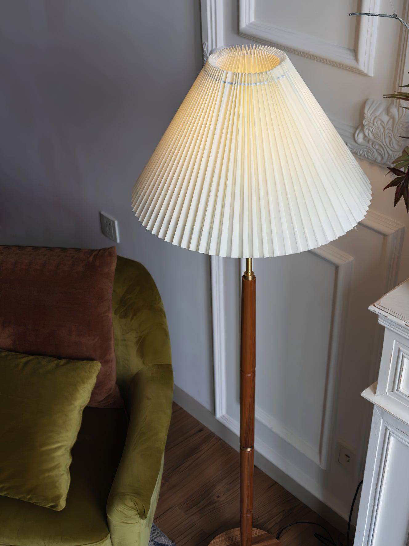 Pleated Floor Lamp