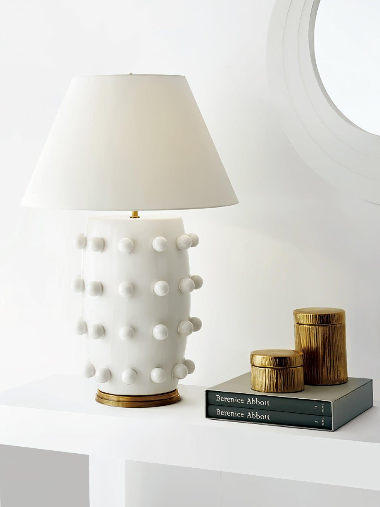 Polka Dot Porcelain Table Lamp