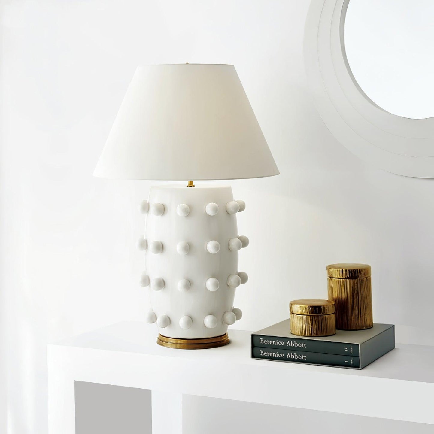 Polka Dot Porcelain Table Lamp