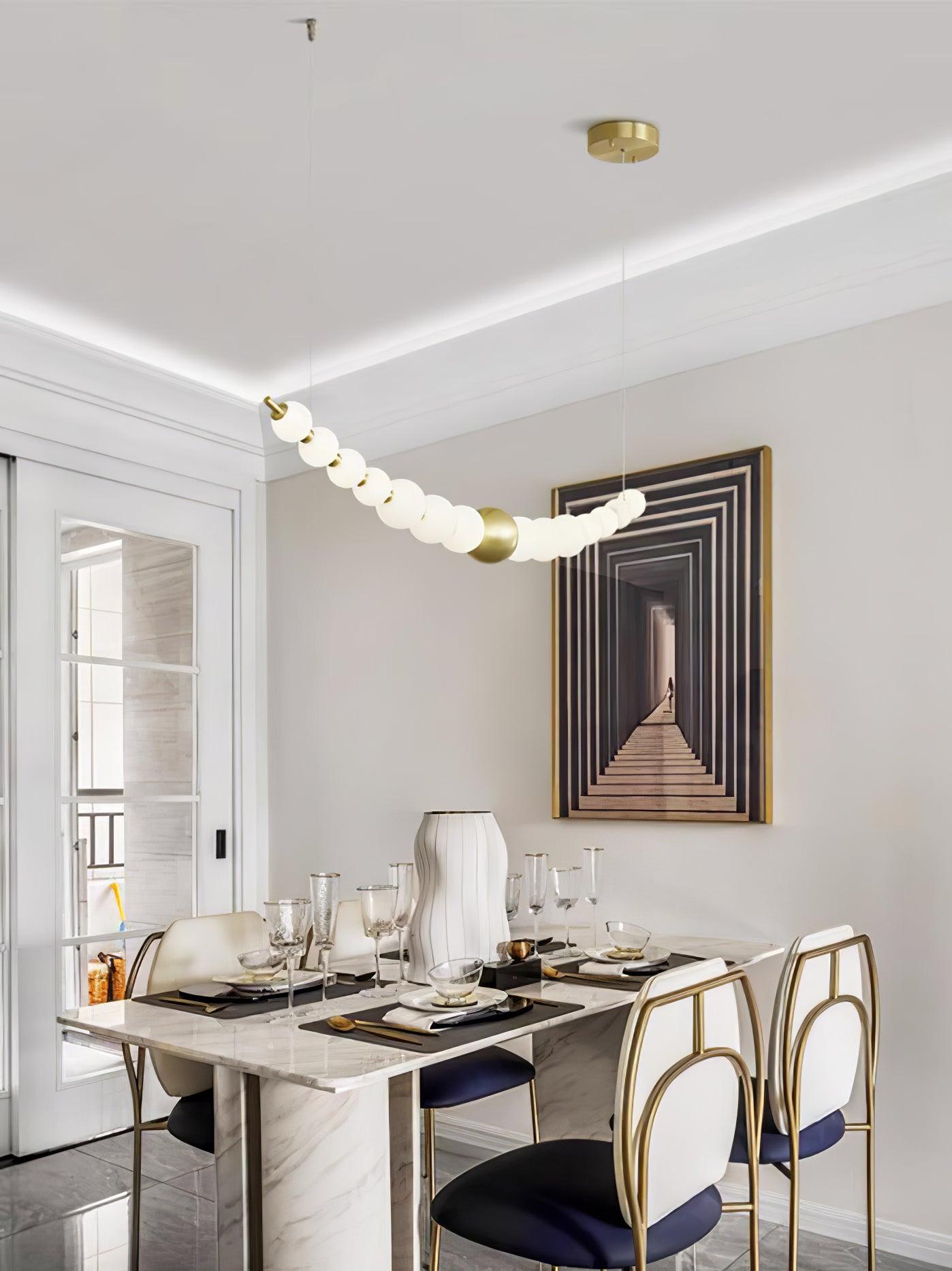 Pearl Chain Pendant Lamp