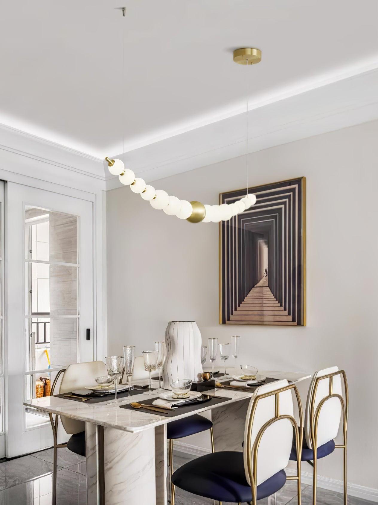 Pearl Chain Pendant Lamp