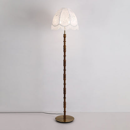 Printed Tassel Floor Lamp