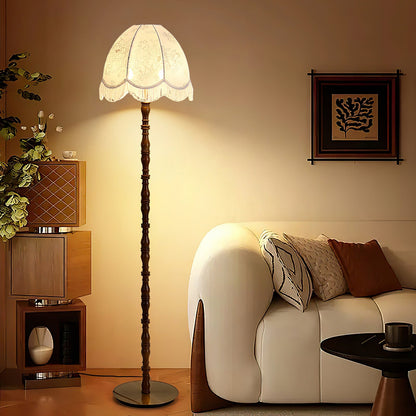 Printed Tassel Floor Lamp