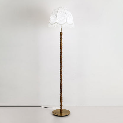 Printed Tassel Floor Lamp