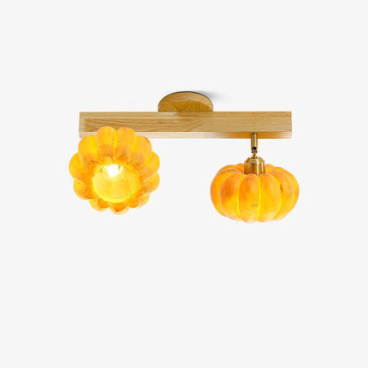 Pumpkin Multi Head Ceiling Lamp