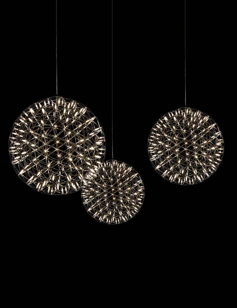 Gold Spark Ball Pendant Light